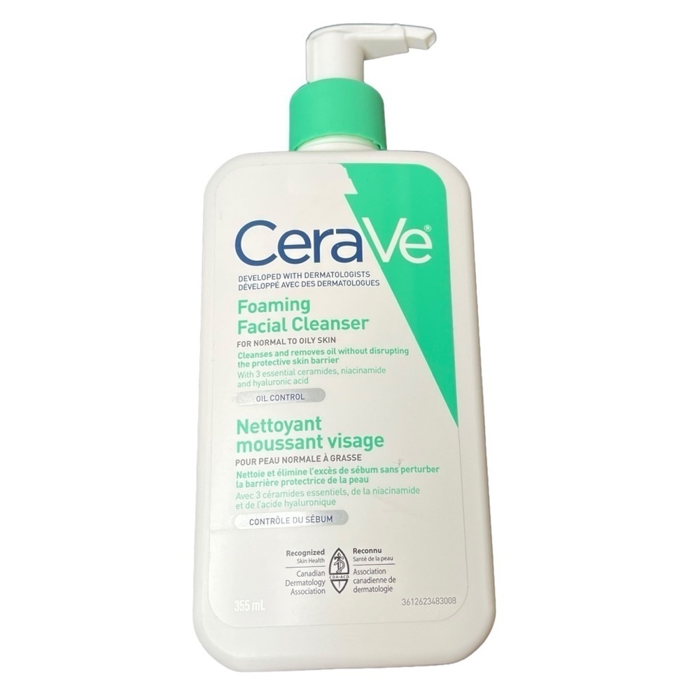 CeraVe Foaming Facial Cleanser 355 ml Oil Control Normal to Oily Fragrance Free